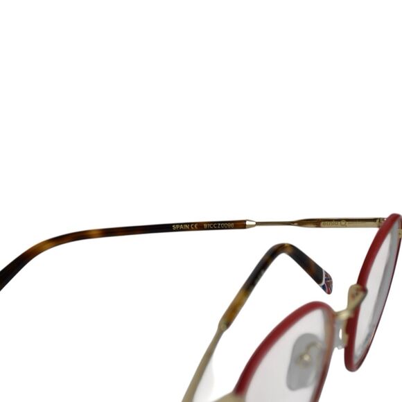 Etnia Barcelona Vintage RDGD Round Eyeglasses | Red Gold | 48-20-145 | Women’s - Picture 10 of 11